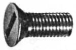 DIN 7969/Mu Винт с потайной головой со шлицем и с шестигранной гайкой Сталь