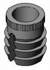 Spreizmuffe M6 - 8mm Bohrung - KS - schwarz